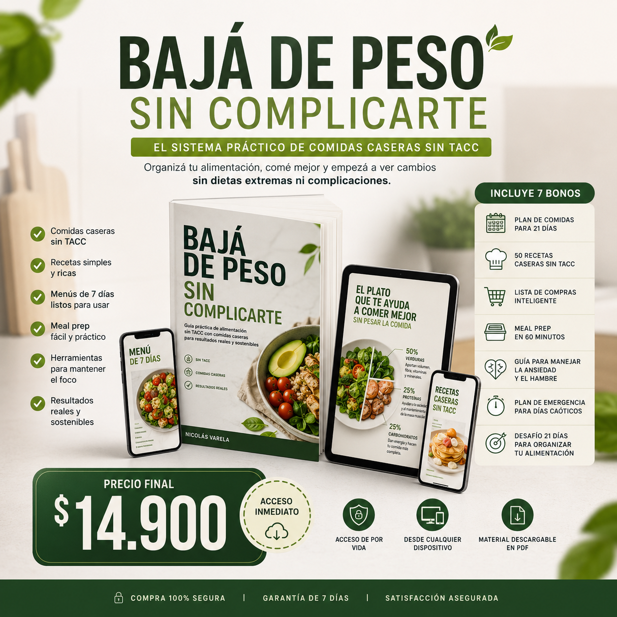 Bajá de peso sin problemas